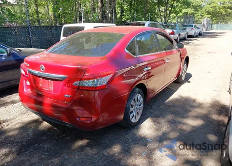 2013 Nissan Sentra S из США, поврежденный, VIN 3N1AB7AP9DL773287
